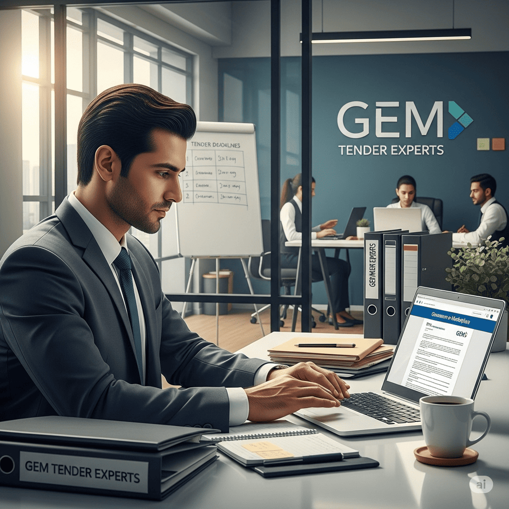 GEM Tender Experts Team assisting with GeM portal services
